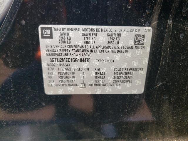 Photo 9 VIN: 3GTU2MEC1GG104475 - GMC SIERRA K15 