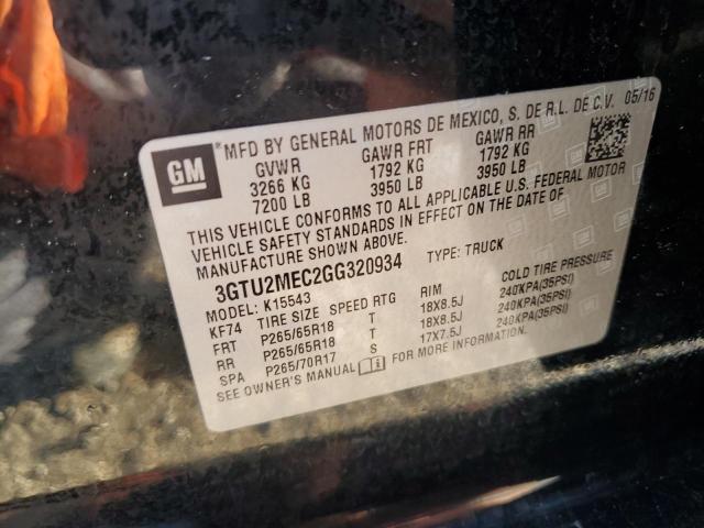 Photo 11 VIN: 3GTU2MEC2GG320934 - GMC SIERRA K15 