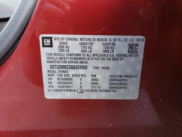 Photo 11 VIN: 3GTU2MEC3GG337600 - GMC SIERRA K15 