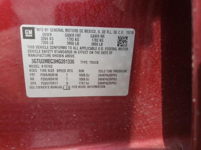 Photo 11 VIN: 3GTU2MEC3HG281336 - GMC SIERRA K15 