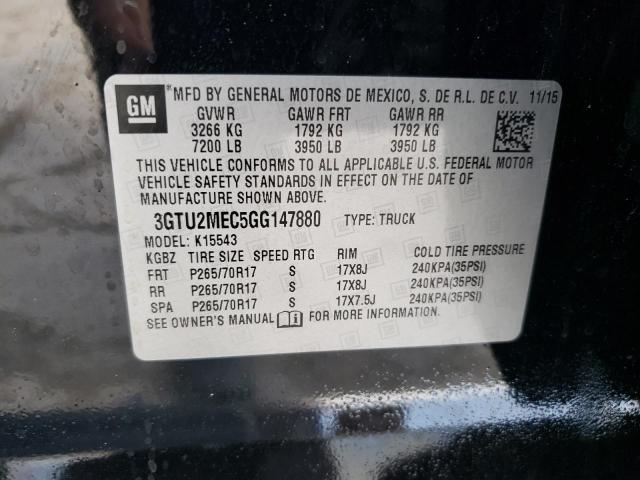 Photo 9 VIN: 3GTU2MEC5GG147880 - GMC SIERRA K15 