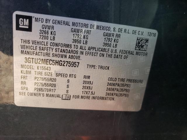 Photo 11 VIN: 3GTU2MEC5HG275957 - GMC SIERRA K15 