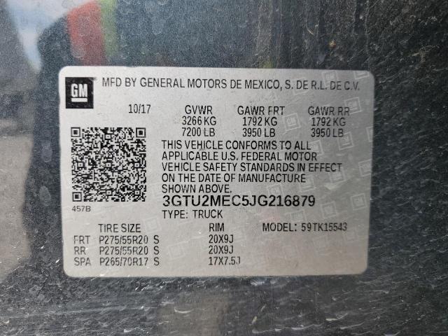 Photo 11 VIN: 3GTU2MEC5JG216879 - GMC SIERRA 