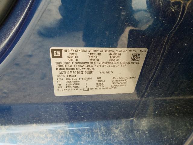 Photo 9 VIN: 3GTU2MEC7GG156581 - GMC SIERRA K15 