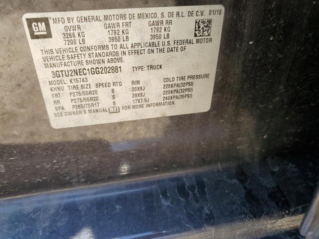 Photo 11 VIN: 3GTU2NEC1GG202881 - GMC SIERRA K15 