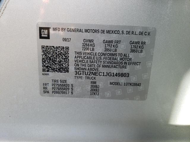 Photo 11 VIN: 3GTU2NEC1JG149803 - GMC SIERRA K15 