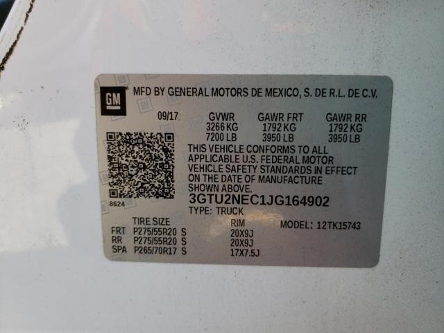 Photo 9 VIN: 3GTU2NEC1JG164902 - GMC SIERRA K15 