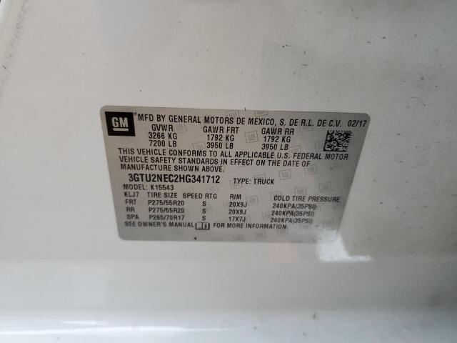 Photo 11 VIN: 3GTU2NEC2HG341712 - GMC SIERRA 