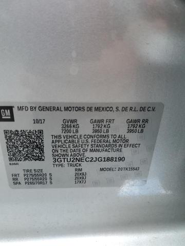 Photo 11 VIN: 3GTU2NEC2JG188190 - GMC SIERRA K15 