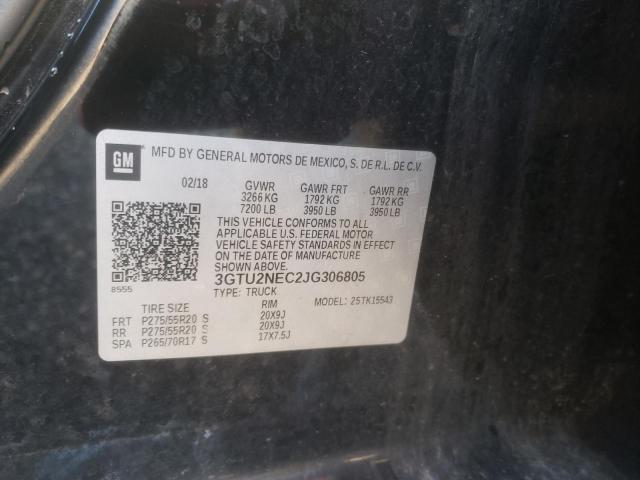 Photo 9 VIN: 3GTU2NEC2JG306805 - GMC SIERRA K15 