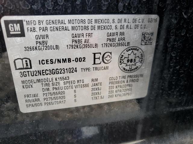 Photo 11 VIN: 3GTU2NEC3GG231024 - GMC SIERRA K15 