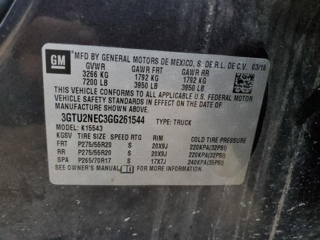 Photo 11 VIN: 3GTU2NEC3GG261544 - GMC SIERRA K15 