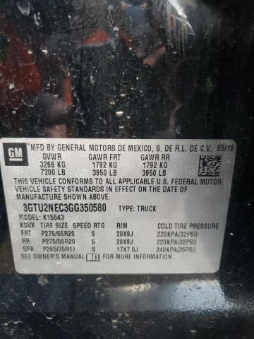 Photo 11 VIN: 3GTU2NEC3GG350580 - GMC SIERRA K15 