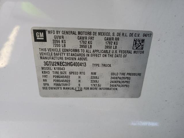 Photo 9 VIN: 3GTU2NEC3HG400413 - GMC SIERRA K15 