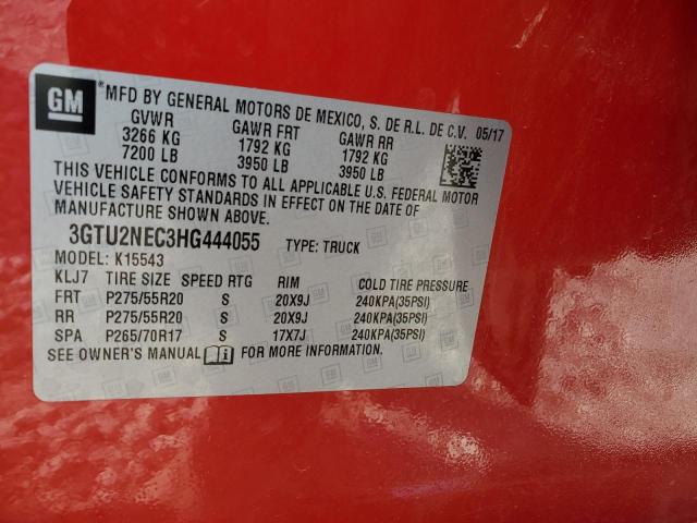 Photo 11 VIN: 3GTU2NEC3HG444055 - GMC SIERRA K15 