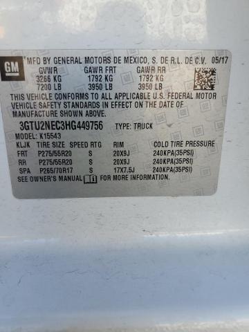 Photo 11 VIN: 3GTU2NEC3HG449756 - GMC SIERRA K15 