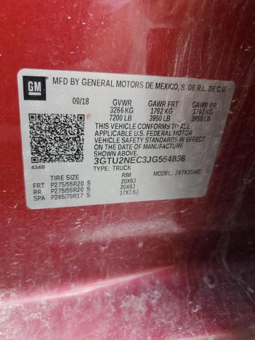 Photo 12 VIN: 3GTU2NEC3JG554836 - GMC SIERRA K15 