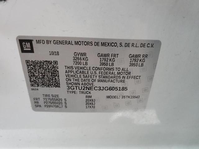 Photo 11 VIN: 3GTU2NEC3JG605185 - GMC SIERRA K15 