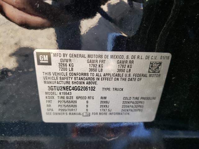 Photo 9 VIN: 3GTU2NEC4GG206102 - GMC SIERRA K15 