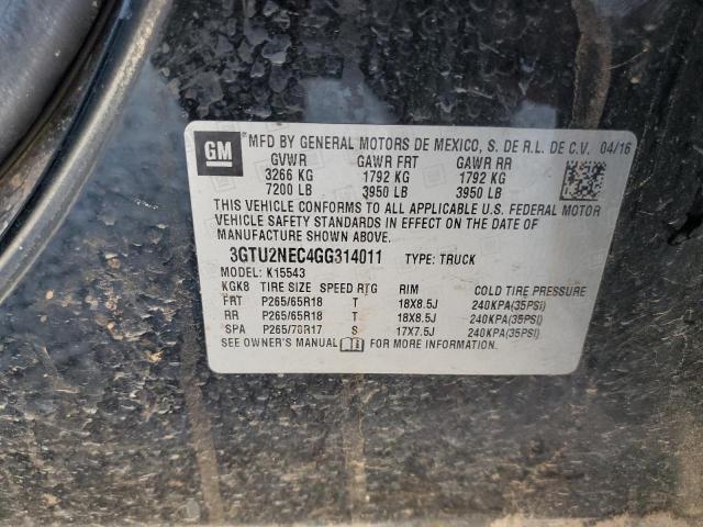 Photo 11 VIN: 3GTU2NEC4GG314011 - GMC SIERRA K15 