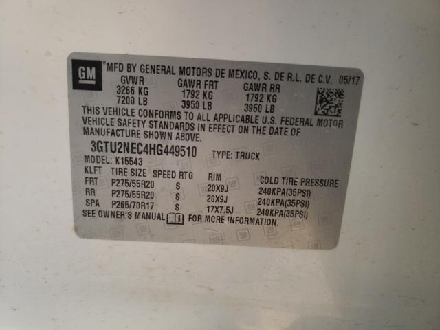 Photo 9 VIN: 3GTU2NEC4HG449510 - GMC SIERRA K15 