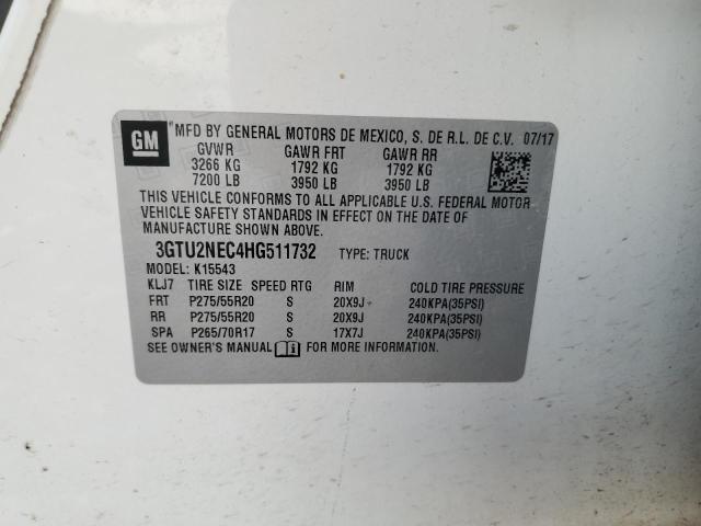 Photo 11 VIN: 3GTU2NEC4HG511732 - GMC SIERRA K15 