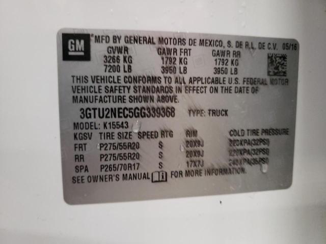 Photo 11 VIN: 3GTU2NEC5GG339368 - GMC SIERRA K15 