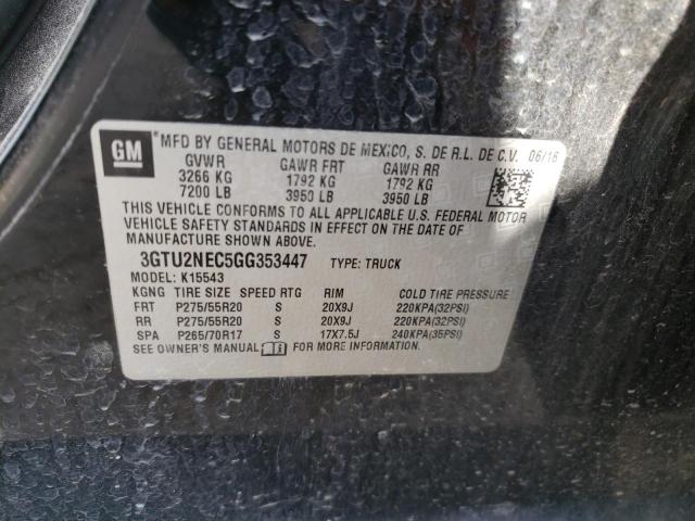 Photo 9 VIN: 3GTU2NEC5GG353447 - GMC SIERRA K15 