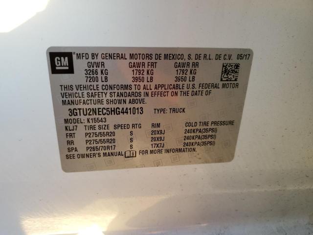 Photo 11 VIN: 3GTU2NEC5HG441013 - GMC SIERRA K15 