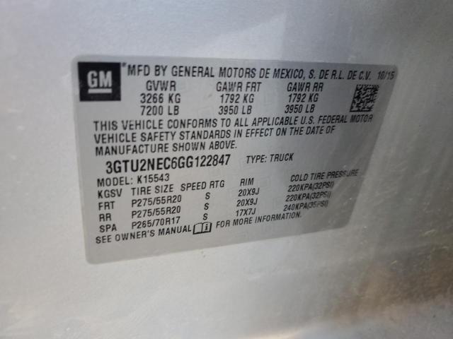 Photo 11 VIN: 3GTU2NEC6GG122847 - GMC SIERRA K15 