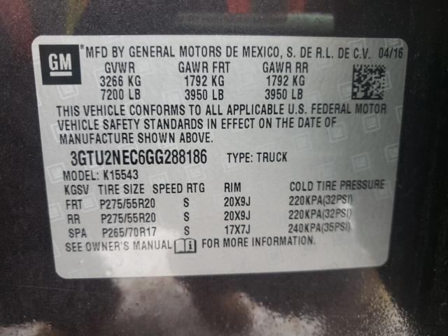 Photo 9 VIN: 3GTU2NEC6GG288186 - GMC SIERRA K15 