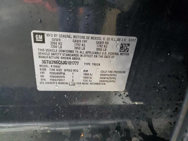 Photo 11 VIN: 3GTU2NEC6JG101777 - GMC SIERRA K15 