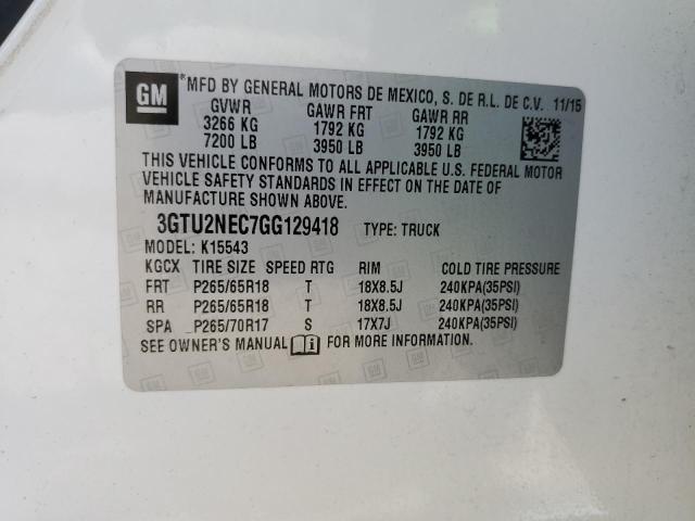 Photo 9 VIN: 3GTU2NEC7GG129418 - GMC SIERRA K15 