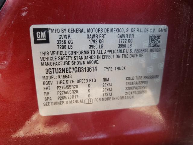 Photo 9 VIN: 3GTU2NEC7GG313614 - GMC SIERRA K15 