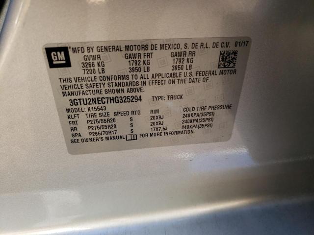 Photo 9 VIN: 3GTU2NEC7HG325294 - GMC SIERRA K15 