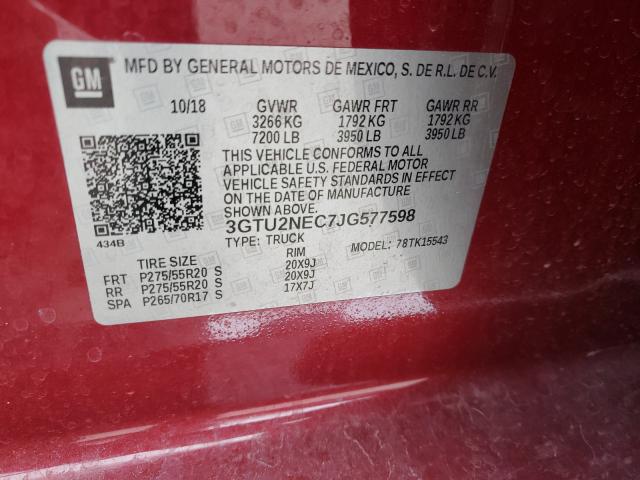 Photo 9 VIN: 3GTU2NEC7JG577598 - GMC SIERRA K15 