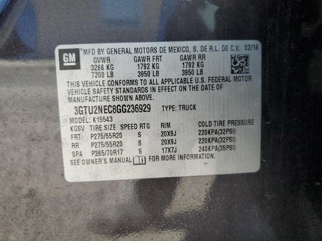 Photo 11 VIN: 3GTU2NEC8GG236929 - GMC SIERRA K15 