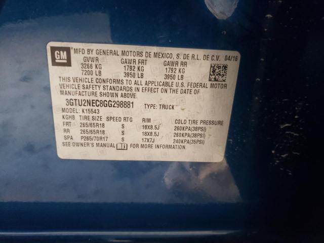 Photo 9 VIN: 3GTU2NEC8GG298881 - GMC SIERRA K15 