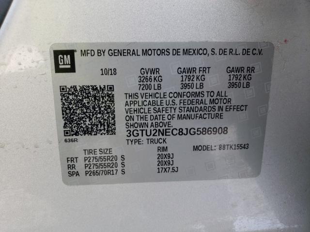 Photo 9 VIN: 3GTU2NEC8JG586908 - GMC SIERRA K15 