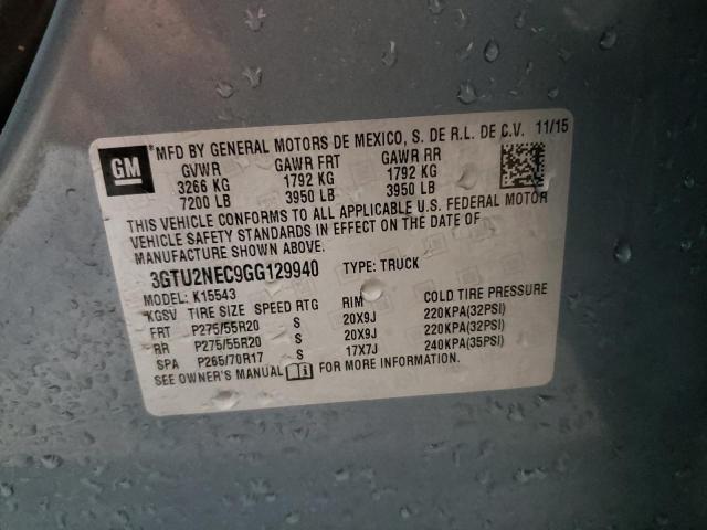 Photo 9 VIN: 3GTU2NEC9GG129940 - GMC SIERRA K15 