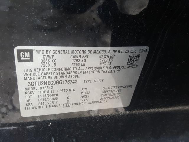 Photo 9 VIN: 3GTU2NEC9GG176742 - GMC SIERRA K15 