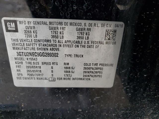 Photo 11 VIN: 3GTU2NEC9GG289302 - GMC SIERRA K15 