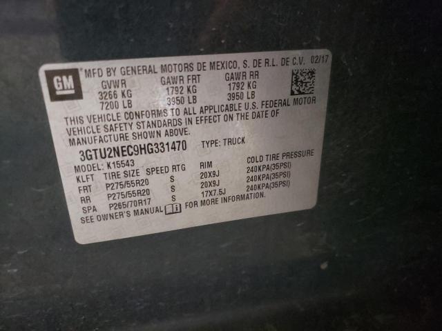 Photo 9 VIN: 3GTU2NEC9HG331470 - GMC SIERRA K15 