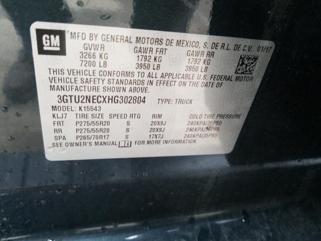 Photo 9 VIN: 3GTU2NECXHG302804 - GMC SIERRA K15 