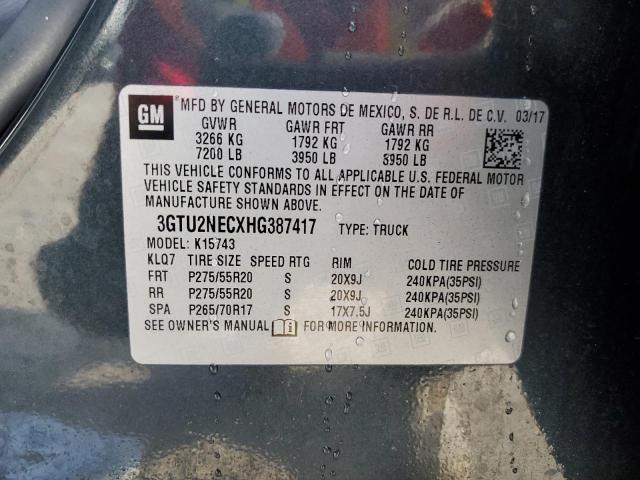 Photo 11 VIN: 3GTU2NECXHG387417 - GMC SIERRA K15 