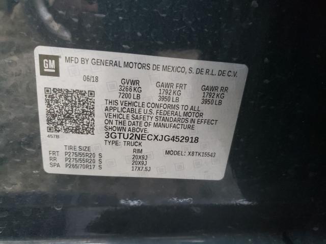 Photo 9 VIN: 3GTU2NECXJG452918 - GMC SIERRA K15 