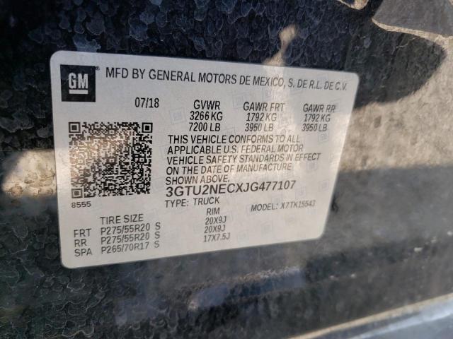 Photo 11 VIN: 3GTU2NECXJG477107 - GMC SIERRA K15 