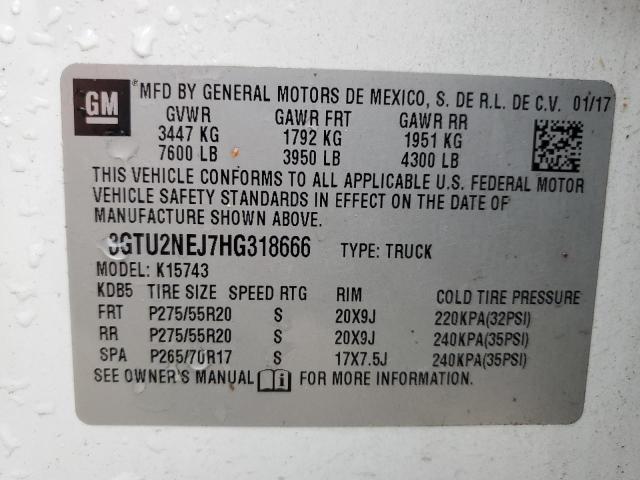 Photo 11 VIN: 3GTU2NEJ7HG318666 - GMC SIERRA K15 