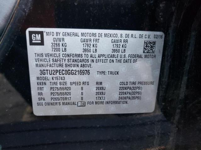 Photo 11 VIN: 3GTU2PEC0GG216976 - GMC SIERRA K15 