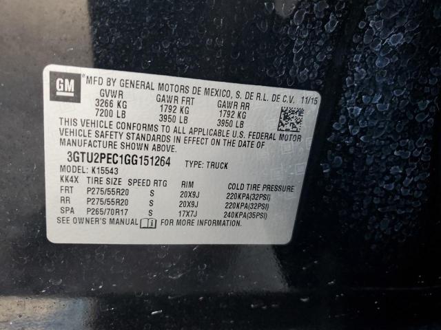 Photo 12 VIN: 3GTU2PEC1GG151264 - GMC SIERRA K15 